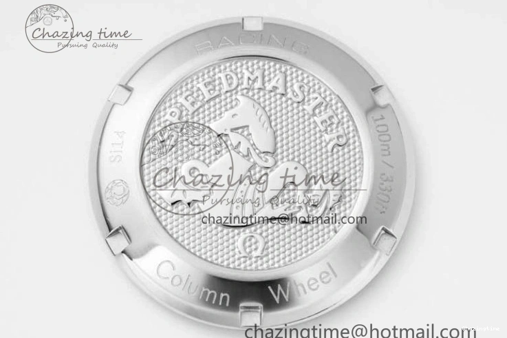 1227 SportInspired Speedmaster Racing Master SS HKF Best Edition Blue Black Dial on Black Rubber Strap A 7817